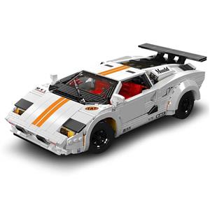 ساختنی مولد کینگ 13194 ماشین اسپرت Lamborghini Countach white کنترلی