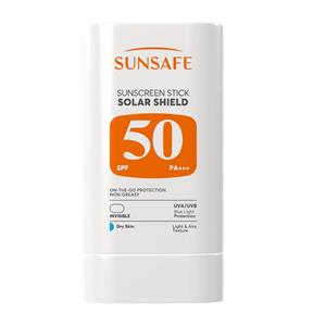 ضد آفتاب استیکی سان سیف مدل Solar Shield با SPF 50 مناسب پوست های خشک