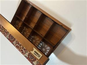 جعبه دمنوشی چوبی