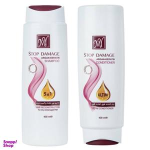 ست شامپو و نرم کننده مو مای (My) مدل Stop Damage
