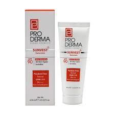 ضد آفتاب و مرطوب کننده SPF60 سان وست پرودرما