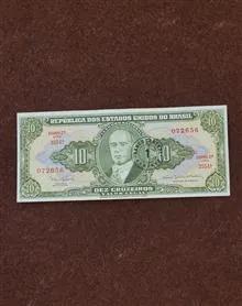 اسکناس 10 کروزیرو برزیل 1964