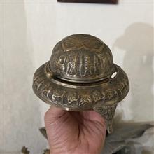 خاویارخوری قدیمی برنجی