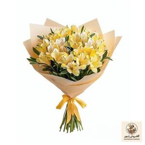 دسته گل آلستر طبیعی مدل 04 | کد: ZNB-7TE