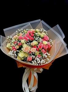 دسته گل رز مینیاتور