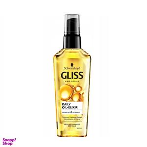 روغن روزانه گلیس (Gliss) مدل شوارتسکوف حاوی ارگان مناسب موهای خشک و آسیب دیده