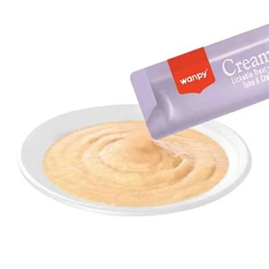 بستنی گربه ونپی با طعم ماهی تن و خرچنگ Wanpy Treat Tuna & Crab بسته 5 عددی