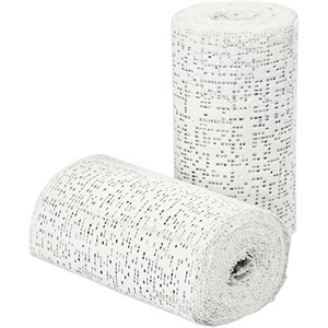 باند گچی ارتوپدی (بافت لینو نخ 40) سایز cm 15x250 رول سالم