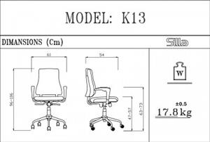 صندلی کارشناسی   K13D 