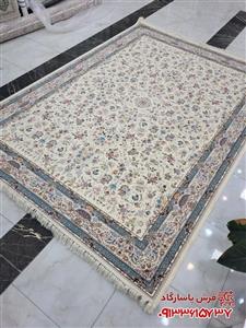 فرش کاشان طرح افشان 1200 شانه طرح سعادت کرم