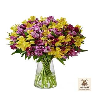 سبد گل آلستر طبیعی کد 290 | کد: ZNB-6PT