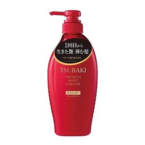 شامپو ترمیم و آبرسان تسوباکی پرمیوم شیسیدو Shiseido Premium Moist