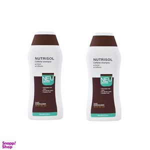 شامپو ضد ریزش مو نیودرم (Neuderm) مدل Nutrisol حجم 300 میلی‌ لیتر مجموعه 2 عددی