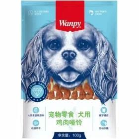 تشویقی سگ ونپی مدل چینی نویس طعم مرغ وزن 100گرم Wanpy For Dog With Chicken
