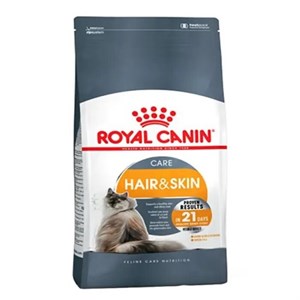 غذای خشک گربه رویال کنین مدل هیر اند اسکین ROYAL CANIN HAIR AND SKIN 4KG
