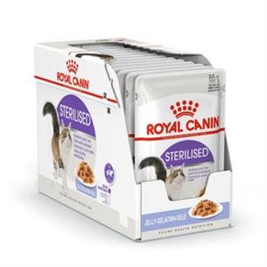 غذای پوچ گربه مدل استرلایزد ژلی رویال کنین  12* ROYAL CANIN STERILISED JELLY  85