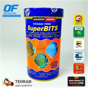 غذا ماهی دیسکس آکواریوم SUPER BITS اوشن فری 280 میل