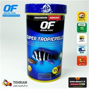 غذا ماهی آکواریوم SUPER TROPICPELLET T5 اوشن فری 280 میل