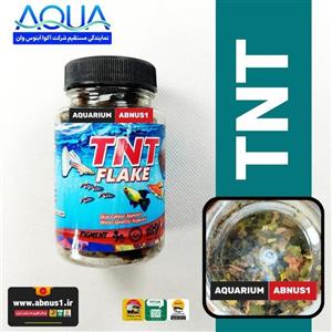 غذا ماهی آکواریوم TNT FLAKE آکوا بسته 100 میل