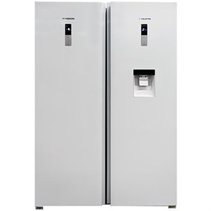 یخچال فریزر دوقلو ایکس ویژن مدل KTR630-WD/KTF630-WD 