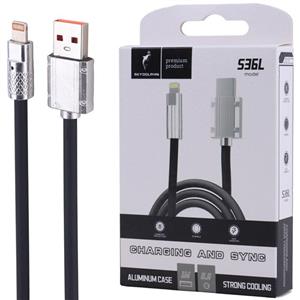 کابل لایتنینگ فست شارژ 2.4 آمپر اسکای دلفین S36L طول 1 متر