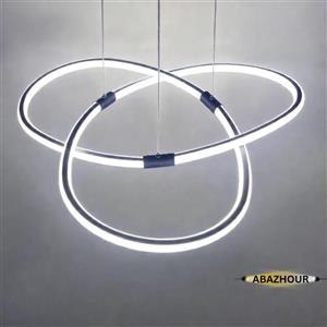 لوستر حلقه ای مدرن LED با ریموت کنترل کد CM435