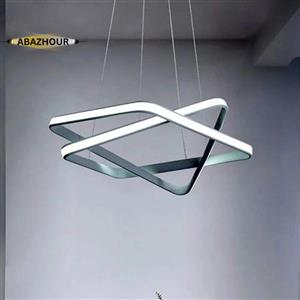 لوستر مثلثی مدرن LED مدل ستاره با کنترل کد CM460