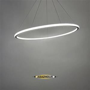 لوستر مدرن دایره‌ ای دو طرف نور حلقه ای LED کد CM416