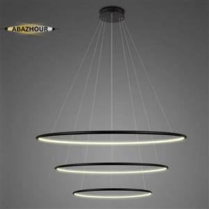 لوستر سقفی دایره ای مدرن 3 حلقه ای LED کد CM409