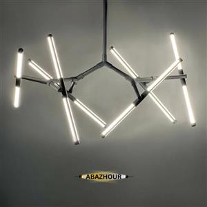 لوستر مدرن 12 شلعه LED با بدنه آلومینیوم کد CM421