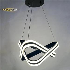 لوستر مدرن LED مثلثی طرح ستاره با ریموت کنترل کد CM459