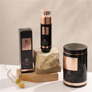 ست شامپو و ماسک مو کراتین و کلاژن ا Anti-hair loss conditioner with collagen Keratine Queen, 750 ml