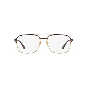 فریم عینک طبی خلبانی (Aviator) مردانه ری بن مدل 0RX6404-2917-56 مناسب برای صورت گرد، لوزی، قلب و بیضی