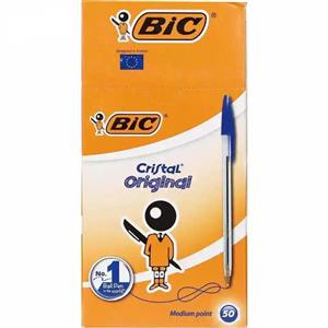 خودکار بیک مدل Cristal شماره 01 بسته 50 عددی