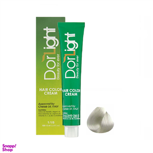 رنگ مو دورلایت (Dor Light) شماره 000 روشن کننده حجم 100 میلی‌لیتر