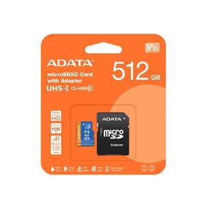کارت حافظه میکرو اس دی ای دیتا مدل ADATA Premier MicroSDXC  ADP V10 R100 W25 512GB