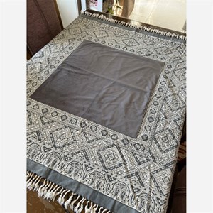 رومیزی مدل مخمل و قلمکار  سایز 80x80 سانتی‌متر
