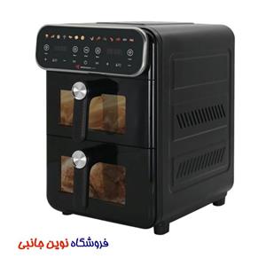 سرخ کن بدون روغن مباشی مدل ME-AF1400DS ا Mebashi ME-AF1400DS Air Fryer Double Stack (تک / عمده)
