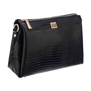 کیف دوشی زنانه رویال چرم کد W77.2 مشکی
