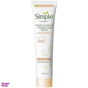کرم ضد آفتاب سیمپل مدل triple protect حجم 40 میلی لیتر