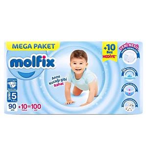 پوشک مولفیکس چسبی سایز 5بسته 100 عددی ترک(واردات قانونی از منطقه آزاد ارس)