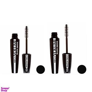 ریمل لورآل (Loreal) مدل Mega Volume Black Smoke بسته 2 عددی
