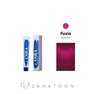 رنگ مو 100میل اکیا OKEEA سری Fuxia شماره Bright Pink سرخابی