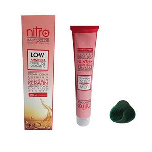 رنگ موی 100 میل نیترو پلاس  Nitro سری VARIATION شماره 002 واریاسیون سبز