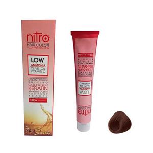 رنگ موی 100 میل نیترو پلاس  Nitro سری CHOCOLATE شماره 5L قهوه ای شکلاتی طبیعی روشن