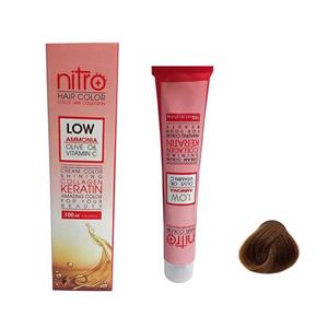رنگ موی 100 میل نیترو پلاس  Nitro سری HONEY شماره 6/54 عسلی تیره
