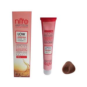 رنگ موی 100 میل نیترو پلاس  Nitro سری CHOCOLATE شماره 6L قهوه ای شکلاتی تیره