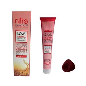 رنگ موی 100 میل نیترو پلاس  Nitro سری RED شماره 5/62 قرمز بلوطی