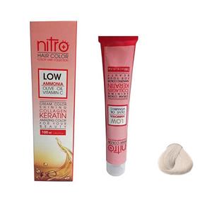 رنگ موی 100 میل نیترو پلاس  Nitro سری VARIATION شماره 000 روشن کننده بی رنگ