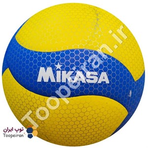 توپ والیبال مدل چرمی لانه زنبوری V330W سایز 5